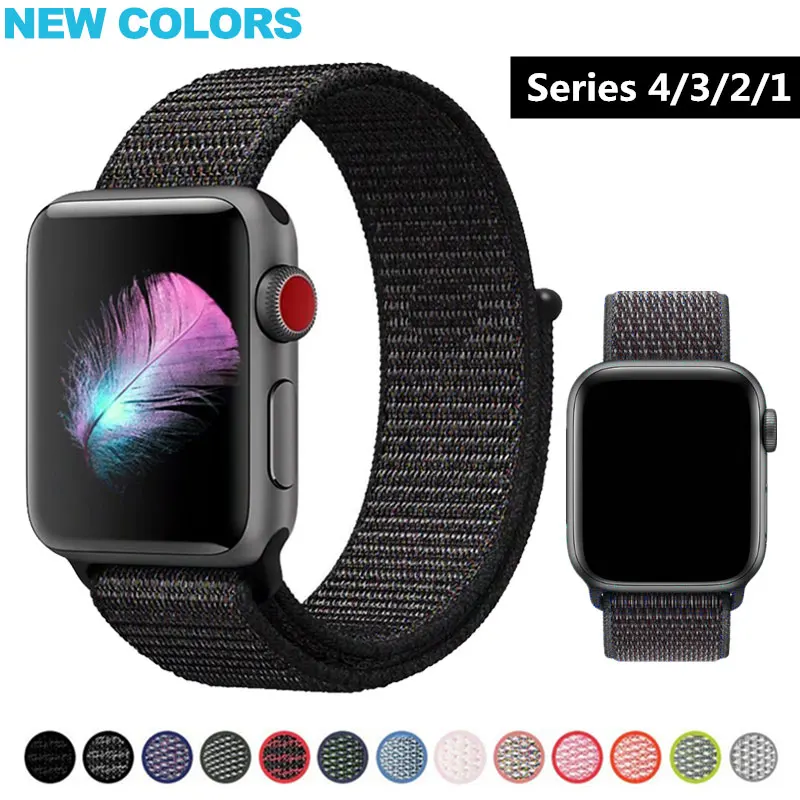 

Sport Watchband For Apple Watch 4 3 2 band 40mm 44mmWatch Band Strap for Iwatch series 4 3 2 1 Bracelet strap 38mm 40mm