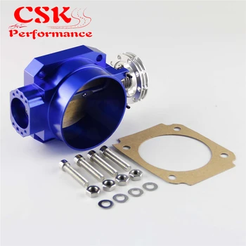 

Universal 90MM - 85MM Q45 Throttle Body Intake Fits For RB25DET RB26DET RB20 GTS Blue / Silver / black