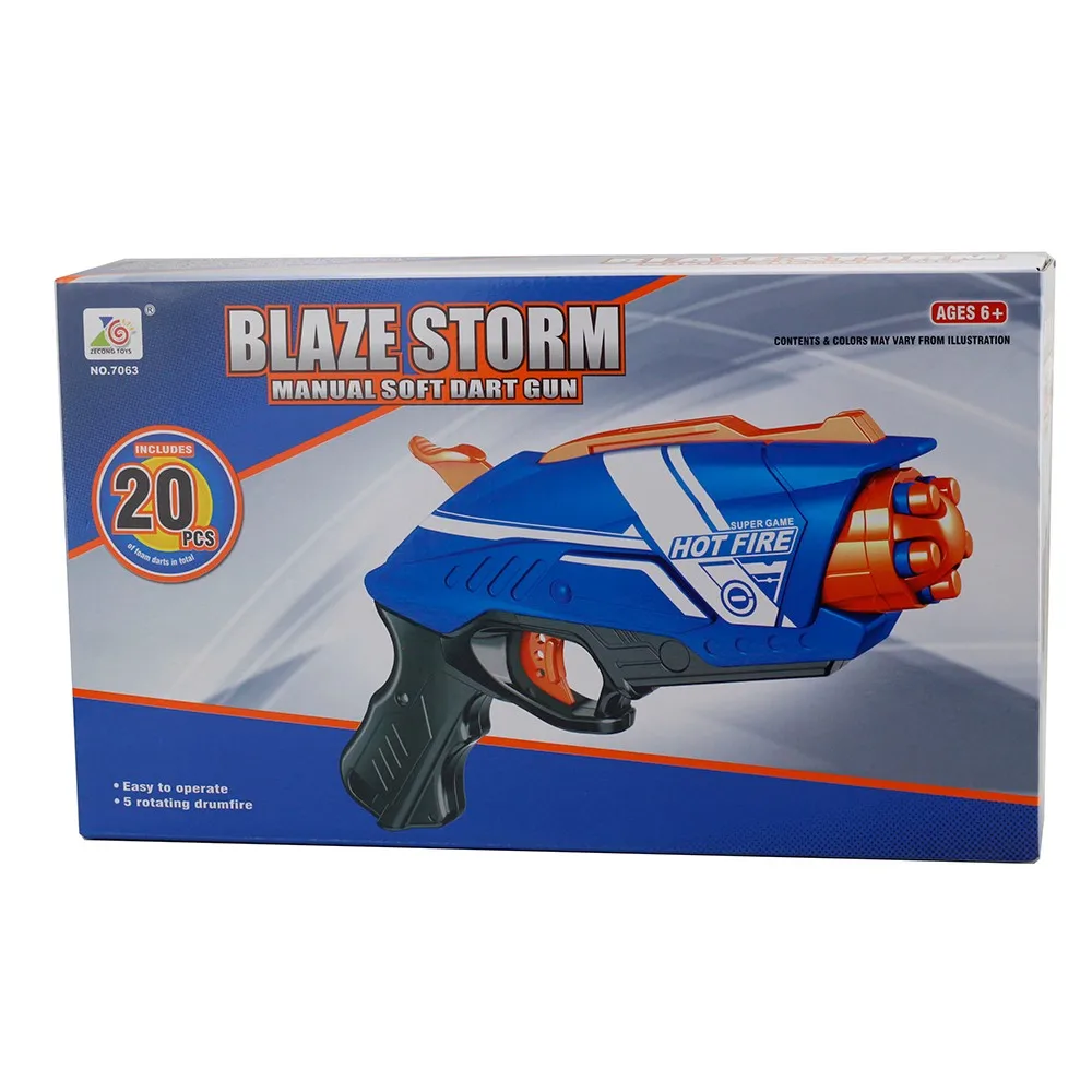 Blaze Storm ® - Arma de brinquedo a Pilha Nerf (Vários Kits) – Loja Flash