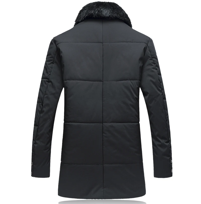 LONMMY 4XL Causal parka men coats Velvet thickening Slim fashion Fur collar jacket men Winter jackets mens windbreaker 2018 New
