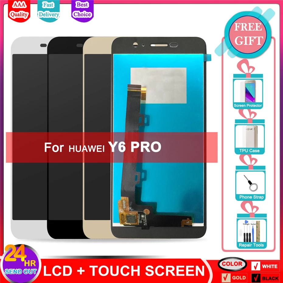 

5.0'' Display For HUAWEI Y6 Pro LCD Touch Screen without Frame For HUAWEI Honor 4C Pro TIT-L01 Display Replacement