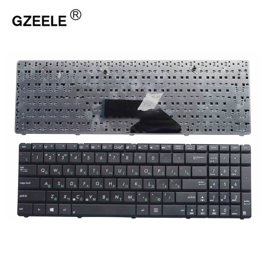 GZEELE Русская клавиатура для ноутбука Asus K75 K75D K75DE K75A K75V K75VJ K75WM Клавиатура ноутбука Русская раскладка черный