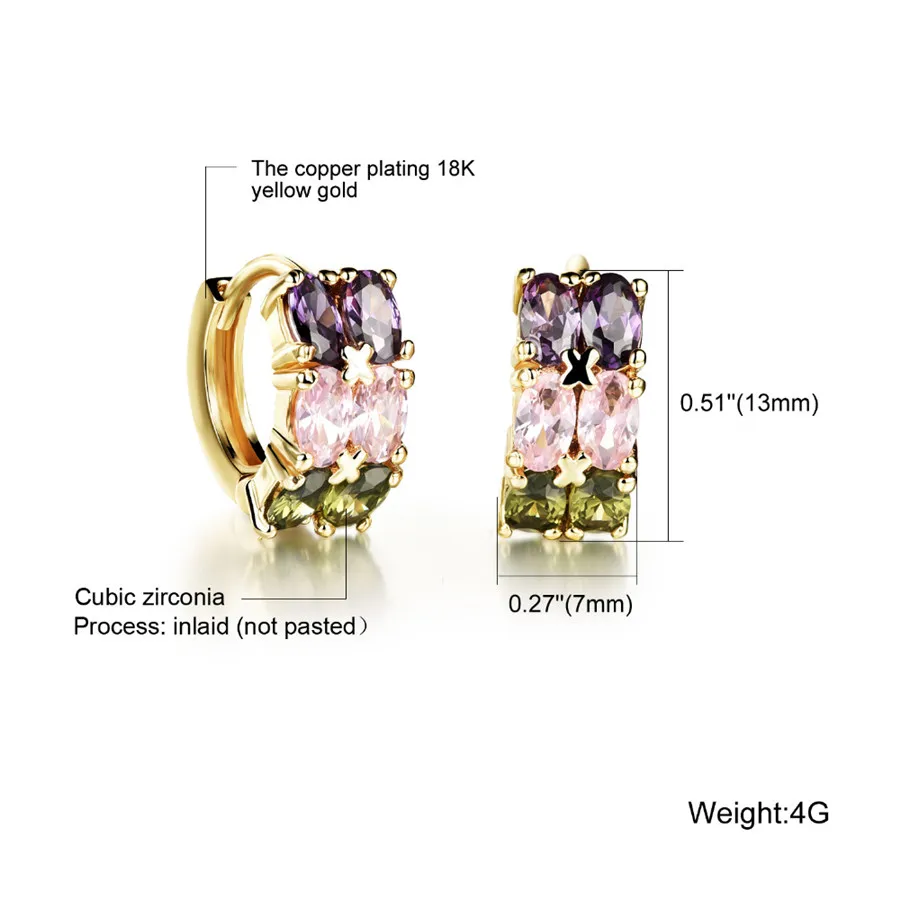 OPK-Double-Layer-Cubic-Zirconia-Woman-Stud-Earrings-Fashion-Gold-Color-Cross-Design-Women-Jewelry-Gift (2)