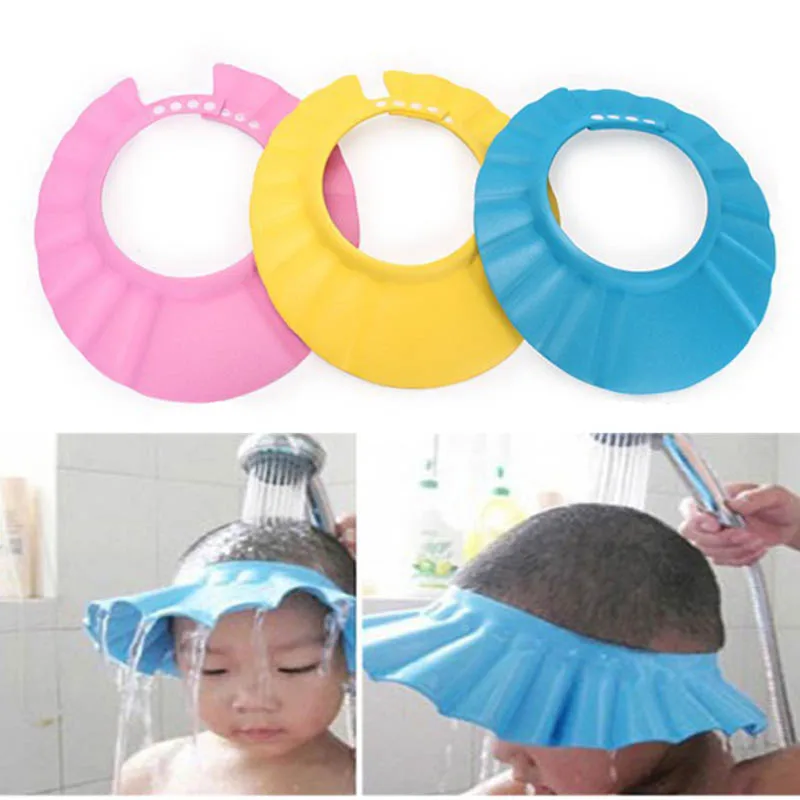 Buy Adjustable Baby Shower Cap Child Kids Shampoo Bath