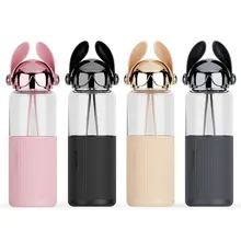 Новая горячая прохладная чашка для воды для собак стеклянная уличная офисная бутылка для питьевой воды 350 мл модная мультяшная Подарочная кружка может быть настроена