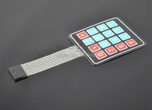 50PCS/LOT 4*4 Matrix Array/Matrix Keyboard 16 Key Membrane Keyboard for Singlechip/MCU/Arduino