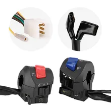 1 пара Универсальный мотоцикл 7/8 дюйма левый и правый руль крепление переключатель со звуковым сигналом и контроль зажигания к атмосферным воздействиям