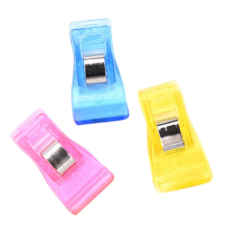 

Edge Clip Quilt Tools Sewing Accessory Clips Sewing Machine Tools Patchwork Plastic Clips 10 Pcs 3.5*1.8cm