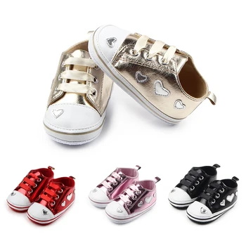 

Bebes Party Baby Girl PU Shoes Infant Toddler Boys Shoes New Born Soft Sole Baby Shoes Leopard Canvas First Walkers