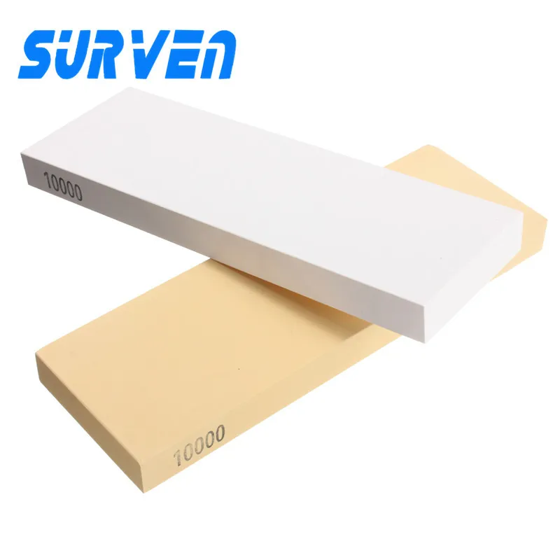 10000 Knife Honing Sharpener Sharpening Stone Grindstone with Base Knife Sharpener Sharpening Grinding Stone Corundum Whetstone