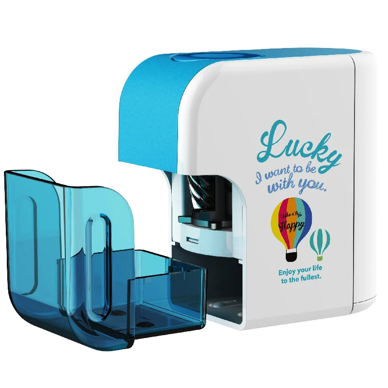 1pcs Deli 0710 electric pencil sharpener stationery pencil sharpener knife sharpener creative