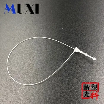 

1000Pcs/pack Clothing Tag 3 inch 5 inch 7 inch High Quality White Black Color Bead chain Nylon Cable tie Self-locking Plastic