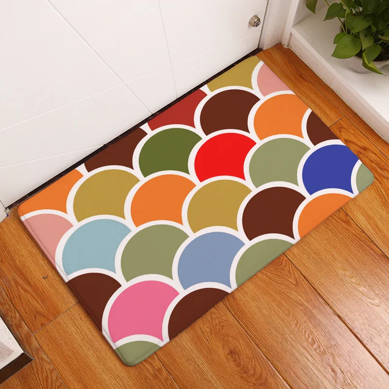 Rainbow Stripes Outside Shoes Scraper Floor Door Mat for Porch Garage Decor Non Slip Entrance Rug Low Profile Welcome Carpet Rainbow Stripes Outside Shoes Scraper Floor Door Mat for Porch Garage Decor Non Slip Entrance Rug Low Profile Welcome Carpet