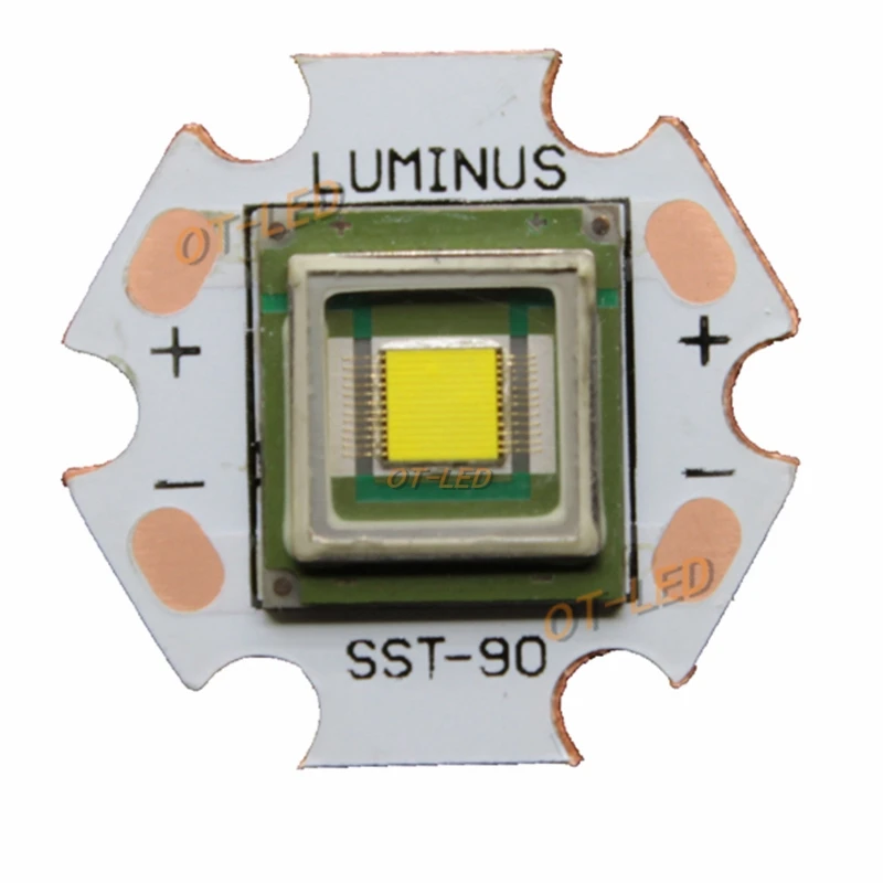 1 шт. Luminus SBT-90 30 Вт светодиодный излучатель 2500LM белый 6500 к модуль PCB 20 мм медь+ SBT-90 светодиодный драйвер