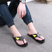 Мода монстр Вьетнамки для мужчин Популярные летние пляжные сандалии большой Размеры евро 38-46