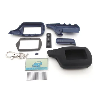 

B9 case keychain + lcd display flexible cable + silicone case for Starline B9 lcd remote two way car alarm remote B9