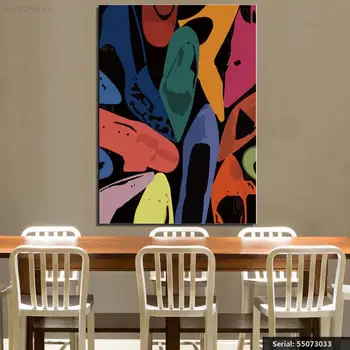 

yu dong jin Andy Warhol Still life Abstract oil Painting Drawing art Spray Unframed Canvas miniature design wall wall55073033