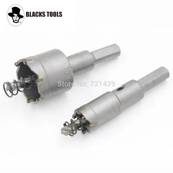 

1PC Tungsten Steel Carbide Tipped TCT Drill Bit Metal Cutter Core Hole Saw Metalworking Tool Kit 16~55mm