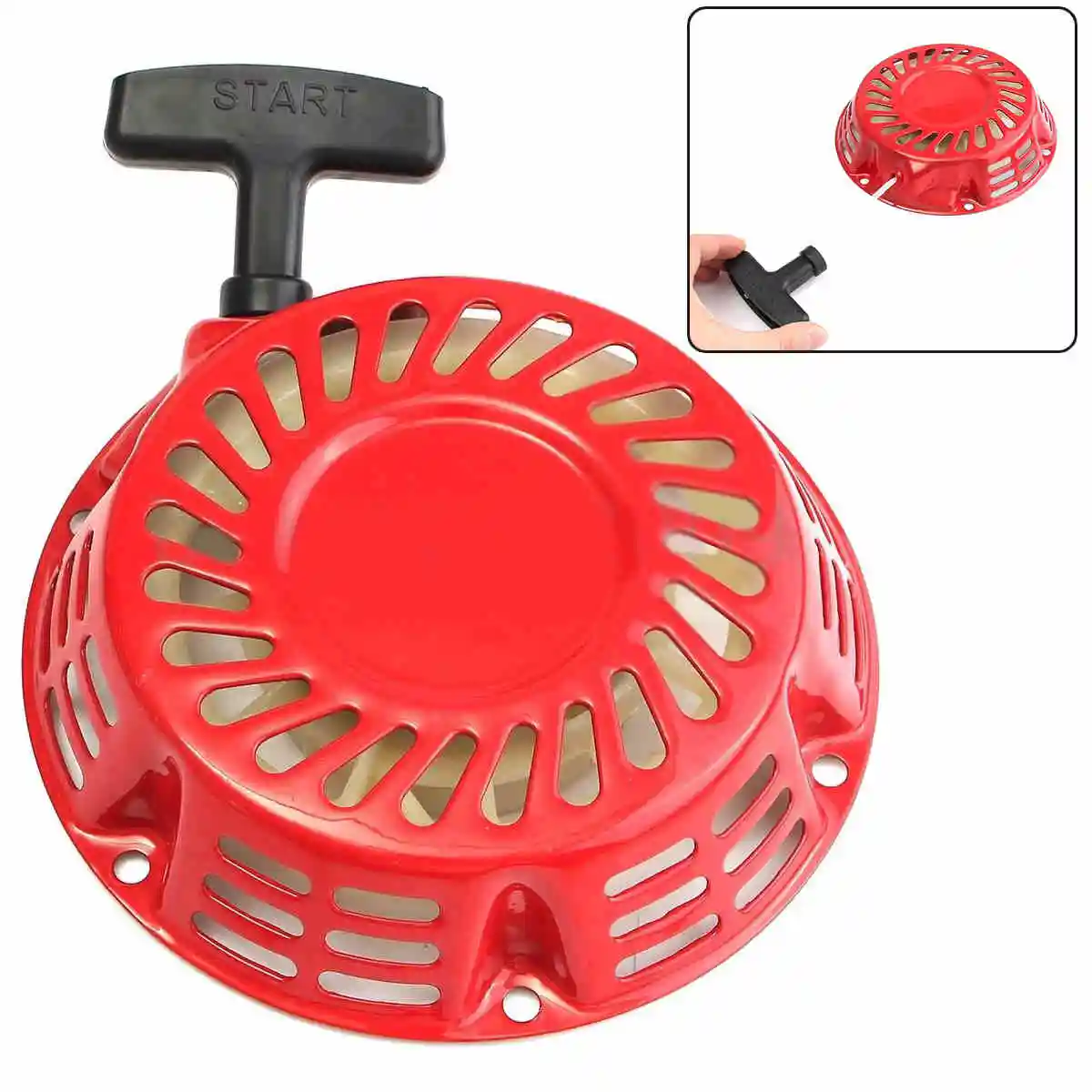 DWZ  New Recoil Assembly Pull Starter Start For GX160 5.5hp GX200 6.5hp Engine Red