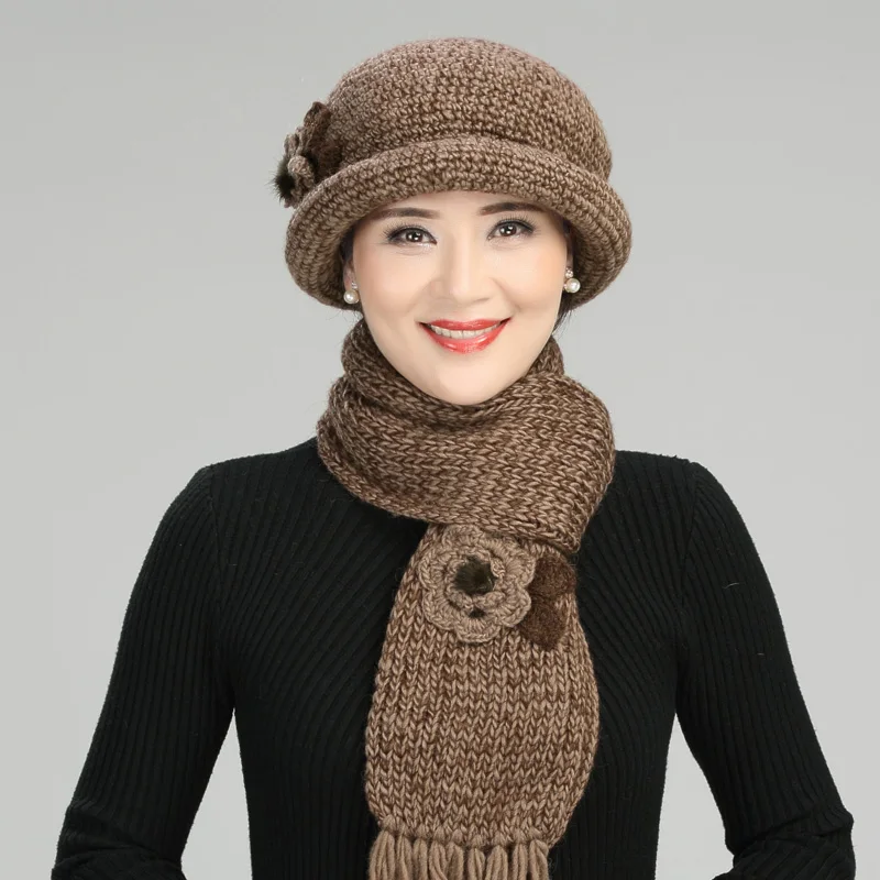 hand-woven-wool-hat-women-thickened-warm-knitted-cap-mother-christmas-gift-female-winter-lady-elegant-fashion-soft-scarf-h7159