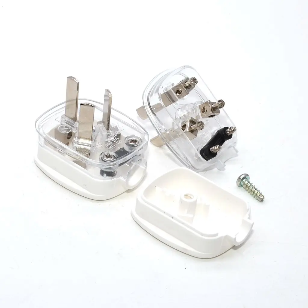 

Plug Type I Australia, New Zealand, Papua New Guinea, Chian, Argentina 3-Pin DIY Rewireable Power Plug AC100~250V