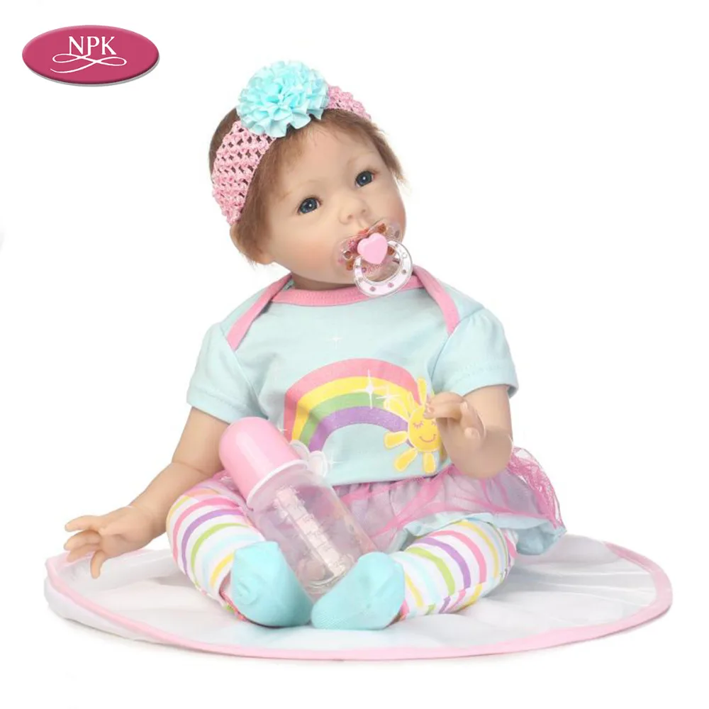 Realista Bebe Reborn Baby Doll Livelike Babies Girl Doll (6)
