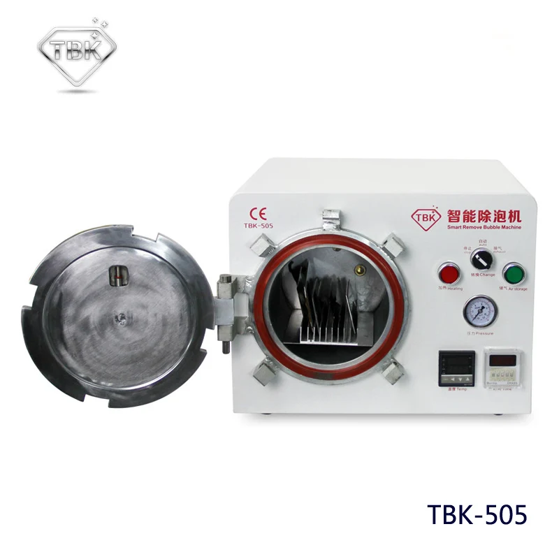 

TBK-505 Multi-functions Autoclave Smart Bubble Remove Machine Built-in Air Compressor No Electric Noise For LCD Screen Refurbish