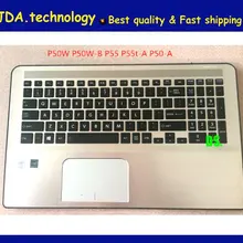 Wellendorff 96% /оригинальная Подставка для рук для toshiba P50W P50W-B P55 P55t-A P50-A US клавиатура верхняя крышка C крышка Touchpad