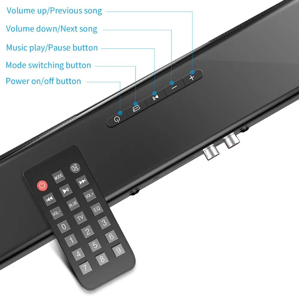 Bluetooth динамик проводной и беспроводной Саундбар стерео s Hifi домашний кинотеатр