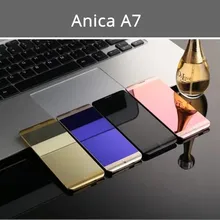 Anica A7 Telefone Com Super Mini Cartão Ultrafino Luxo Bluetooth 1.63 “polegada telefone À Prova de Choque À Prova de Poeira