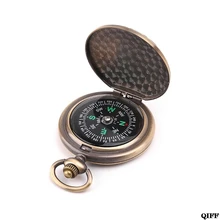 Прямая поставка и цинковый сплав ретро карманные часы Компас Открытый Кемпинг Туризм выживания навигация APR28