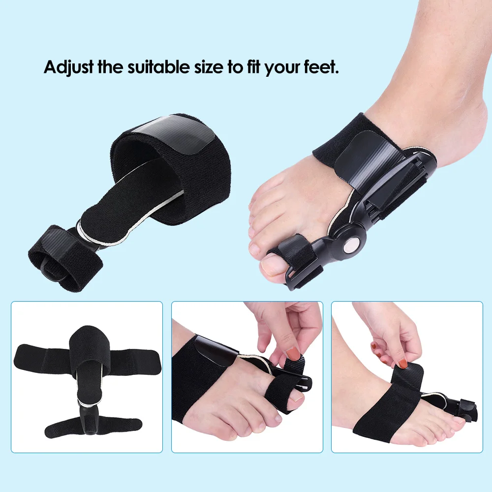 1pc Adjustable Big Toe Corrector Bunion Splint Correction Hallux Valgus