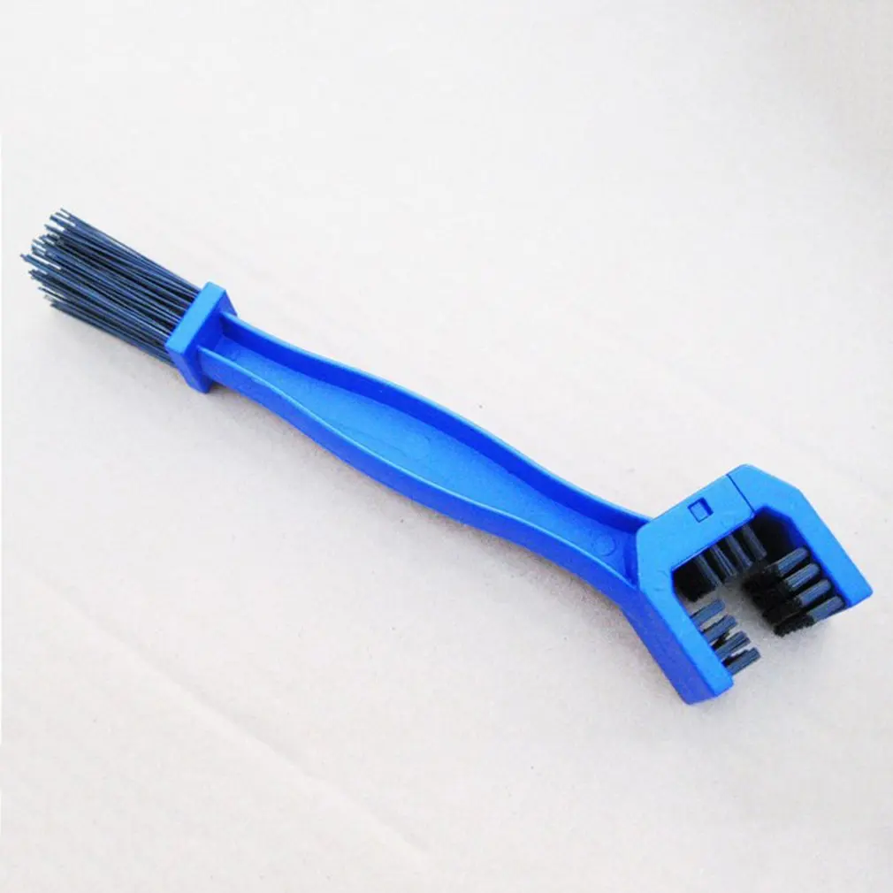 Cheap 3 Sided Cycling Motorcycle Bicycle Chain Brake Remover Clean Brush Gear Grunge Brush Cleaner Outdoor Cleaner Scrubber Tool 14