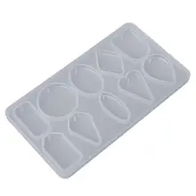 Silicone Mold DIY Jewelry Making Necklace Pendant Molds Handmade Crafts Geometric Shape Professional Epoxy Resin Gifts