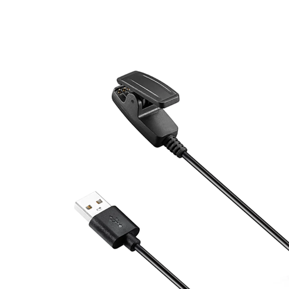 1 м USB Смарт часы зарядное устройство зарядный кабель Garmin Forerunner 735XT 235 230 630 подход S20