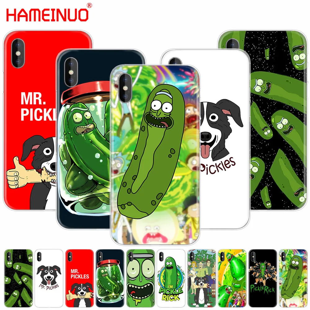 

HAMEINUO Mr. Pickles cell phone Cover case for iphone X 8 7 6 4 4s 5 5s SE 5c 6s plus