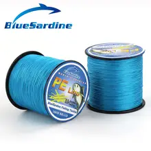BlueSardine 300 м мультифиламентная ПЭ плетеная леска супер сильная оплетка рыболовные провода
