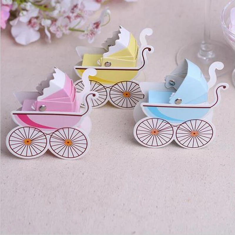 36 Blue Satin New Baby Boy Papercraft Embellishments Baby Shower Crafts