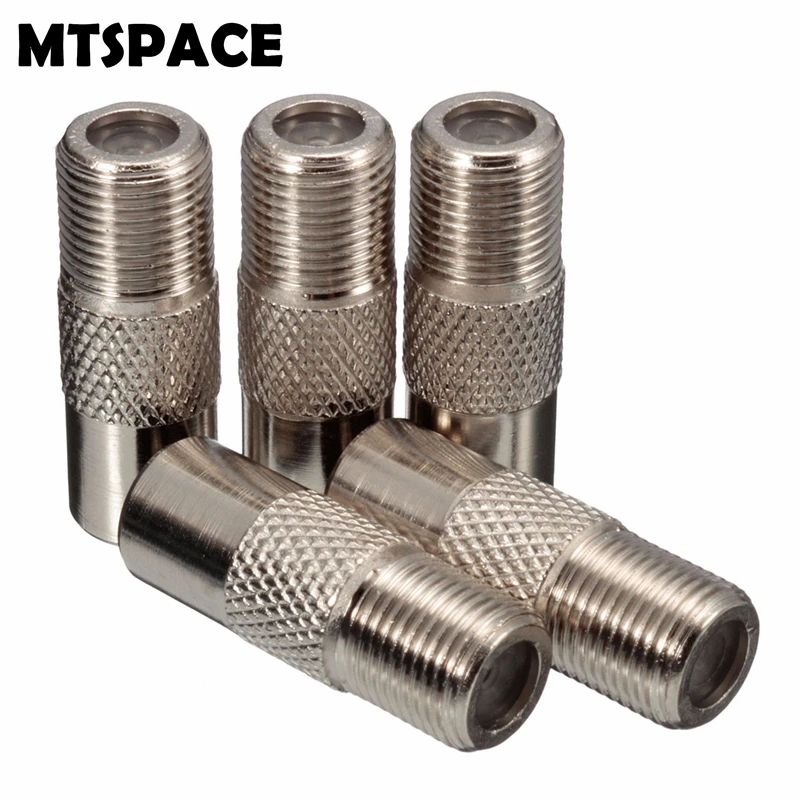 MTSPACE 5 шт./компл. гнездо типа F из алюминиевого сплава к антенне Coax RF IEC переходник с