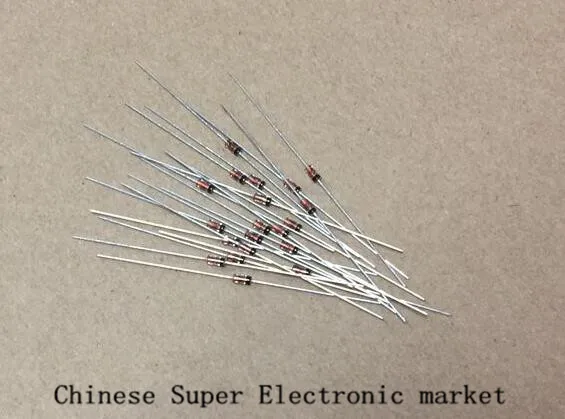 

100pcs 1/2W Zener diode DO-35 BZX55C2V2 2V 2.2/2.4/2.7/3/3.3/3.6/3.9/4.3/4.7/5.1/5.6/6.2/6.8/7.5/8.2/9.1/V 10V 11V 12V 13V 15V