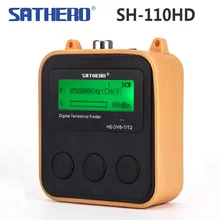[Подлинный] Sathero SH-110HD DVB-T DVB-T2 карман цифрового Finder ЖК-дисплей Экран Поддержка QPSK DVB-T2 сигнала цифровой измеритель