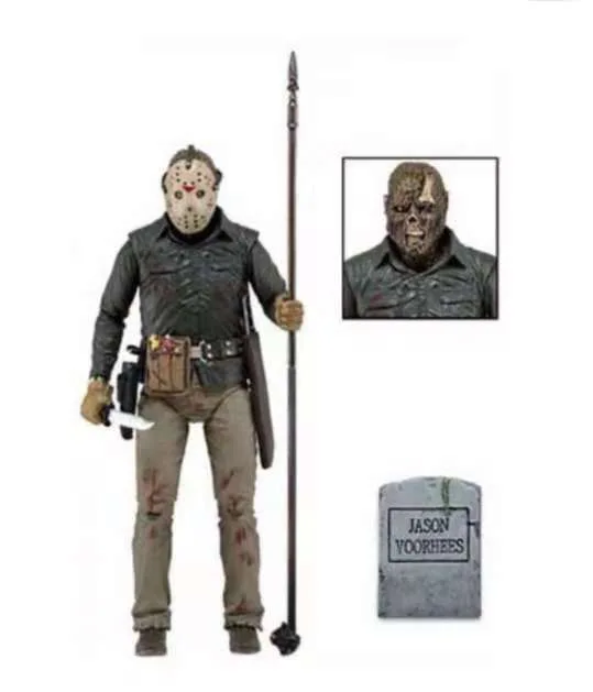 NECA Original Friday The 13TH Part6 VI Jason Lives ПВХ фигурка модель куклы 18 см | Игрушки и хобби
