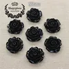 30pcs 20mm Resin Camellia Flowers Flat Back Cabochon DIY Jewelry/ Craft Decoration(No hole) ► Photo 3/4