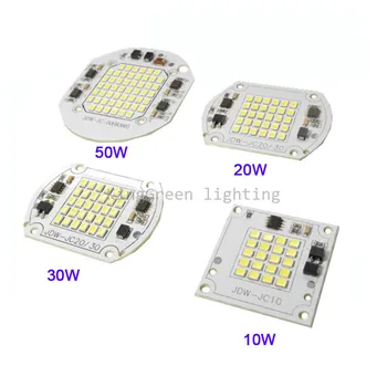 

10X New arrival 10W20W30W50W 2835SMD LED module AC220V driverless LED PCB board for floodlight replacement free shipping