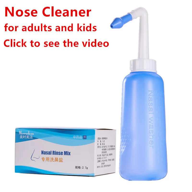 Моющее средство для мытья носа для взрослых, очищающее от синусита, очищает нос, увлажняет детей, взрослых, избегает аллергического ринита, нети горшок T0292SPF