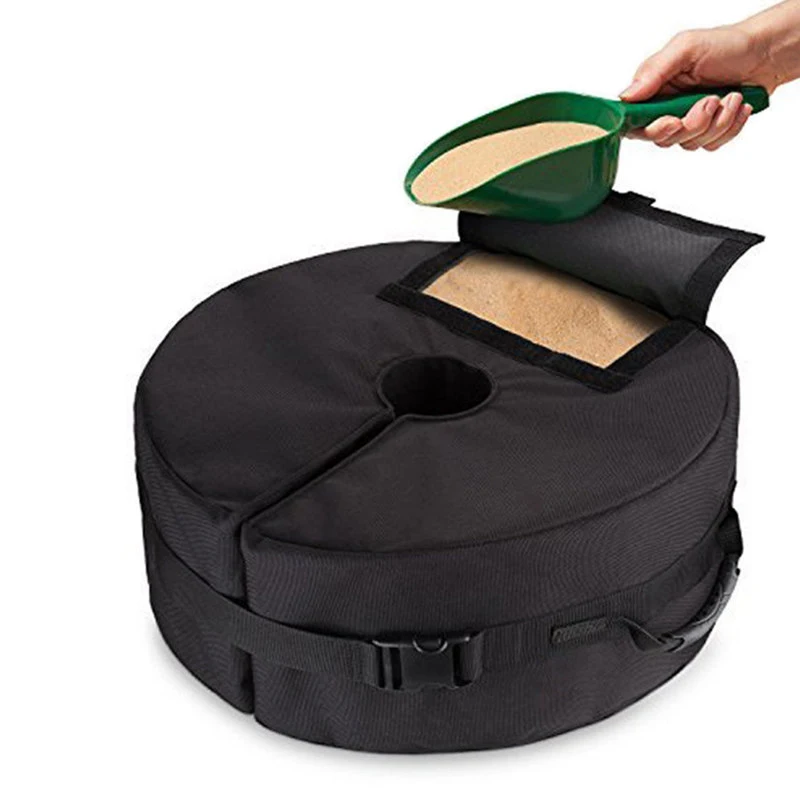 Outdoor Weight Base Bag For Umbrella Tent Portable Empty Round Patio