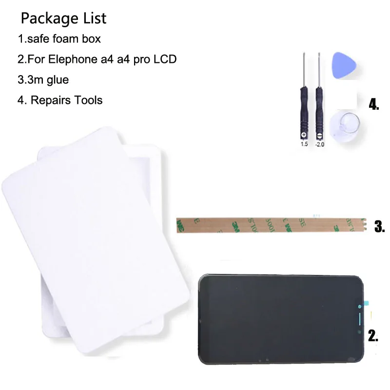 Elephone a4 a4 pro lcd 1FF