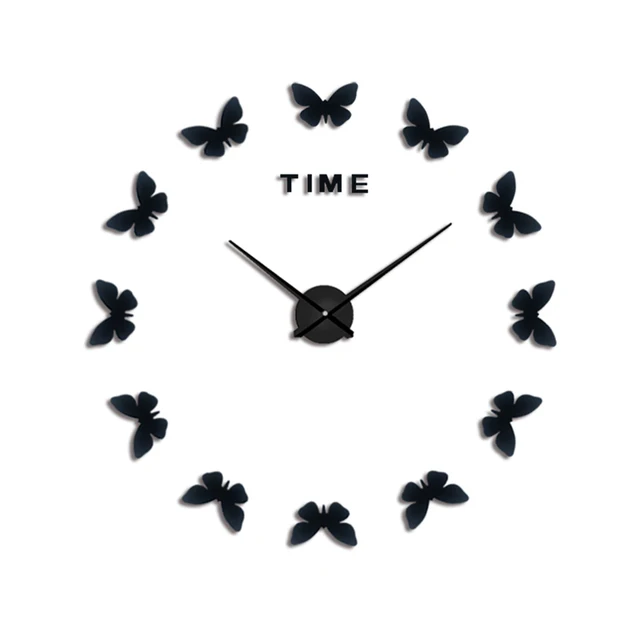 2018new Large Mirror Digital Simple Elegant Home Wall Stickers Diy 2018new Large Mirror Digital Simple Elegant Home Wall Stickers Diy Europe Acrylic Life Clock Horse