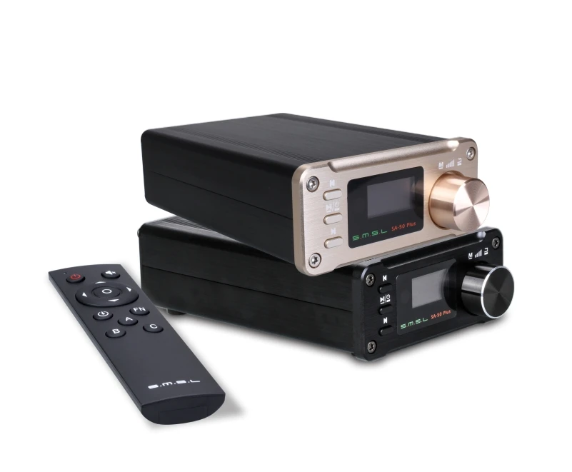 2018 SMSL SA-50 Plus Audio Amplifier TAS5766M 2.1 AUX Hifi Digital Amplifiers USB Mini Portable Home Power Amplifier 2018 SMSL SA-50 Plus Audio Amplifier TAS5766M 2.1 AUX Hifi Digital Amplifiers USB Mini Portable Home Power Amplifier