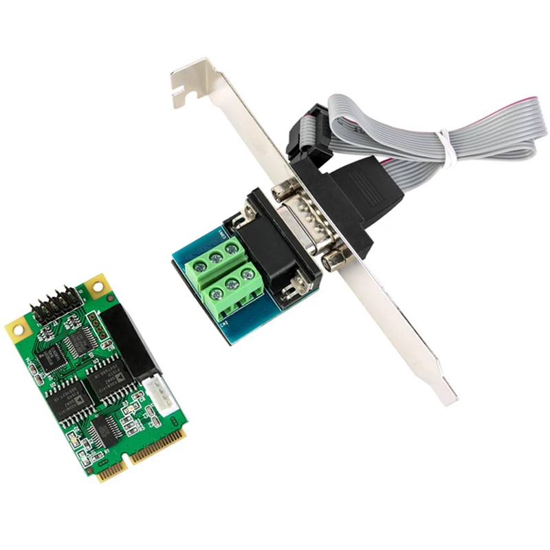  Mini PCIE USB zu RS422 RS485 RS232 COM Port Karte DB9 für Modem PDA GPS Bar Code Digitizer ISDN ter